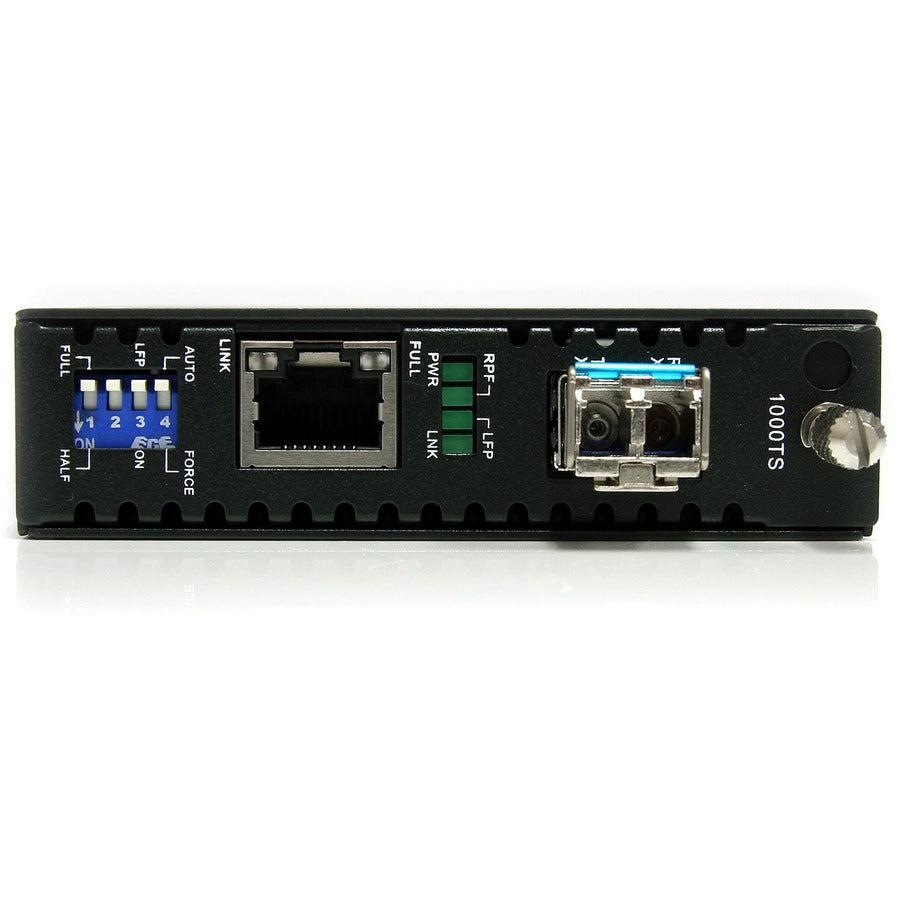 Gigabit Fiber Media Converter Single Mode LC 40km - StarTech ET1000S40LC2