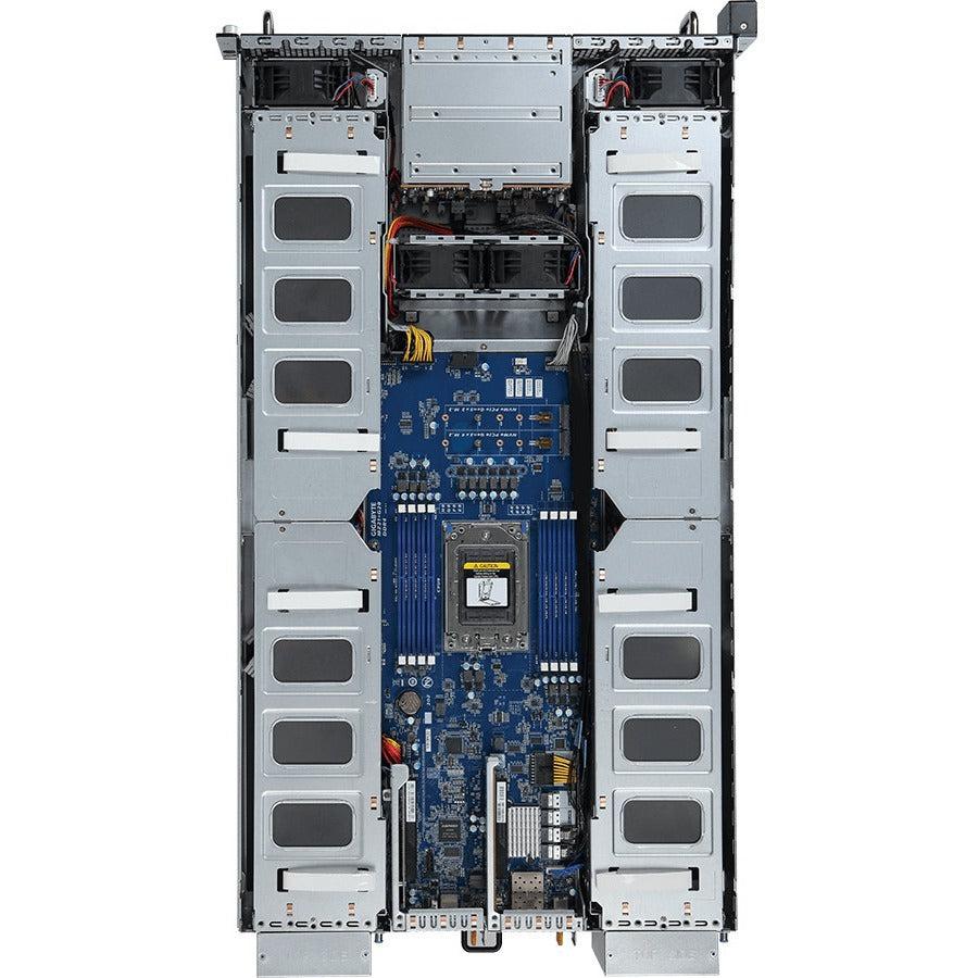 Gigabyte G292-Z22 Barebone System - 2U Rack-mountable - Socket SP3 - 1 x Processor Support