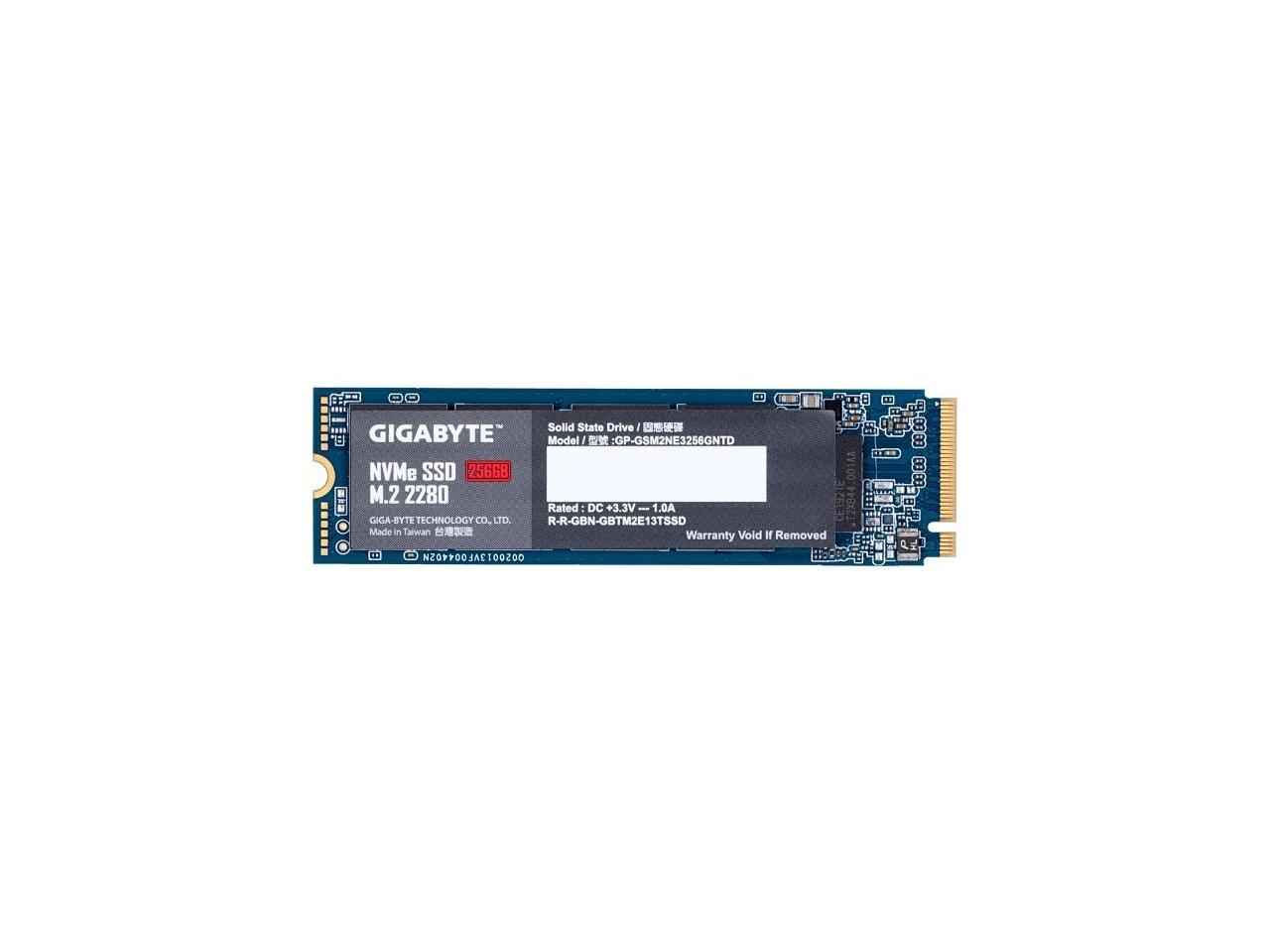 Gigabyte Gp-Gsm2Ne3256Gntd 256Gb Solid State Drive - M.2 2280 Internal - Pci Express Nvme (Pci