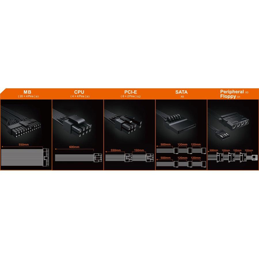 Gigabyte Gp-P450B 450W 80 Plus Bronze 3 Year Warranty Power Supply