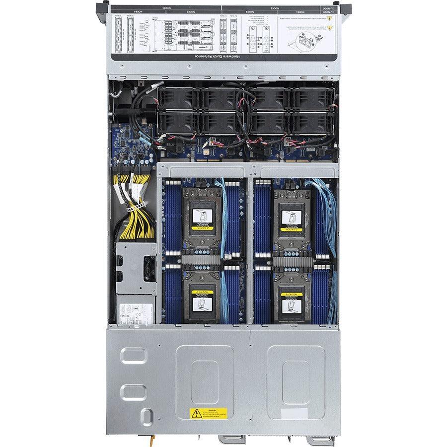 Gigabyte H261-Z60 Barebone System - 2U Rack-mountable - Socket SP3 - 2 x Processor Support