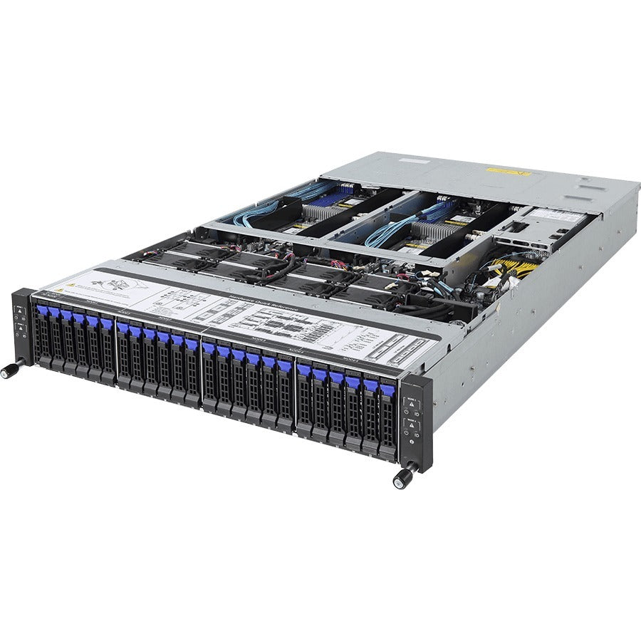 Gigabyte H261-Z60 Barebone System - 2U Rack-mountable - Socket SP3 - 2 x Processor Support