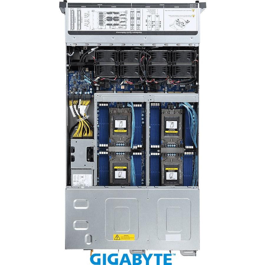 Gigabyte H261-Z61 Barebone System - 2U Rack-mountable - Socket SP3 - 2 x Processor Support