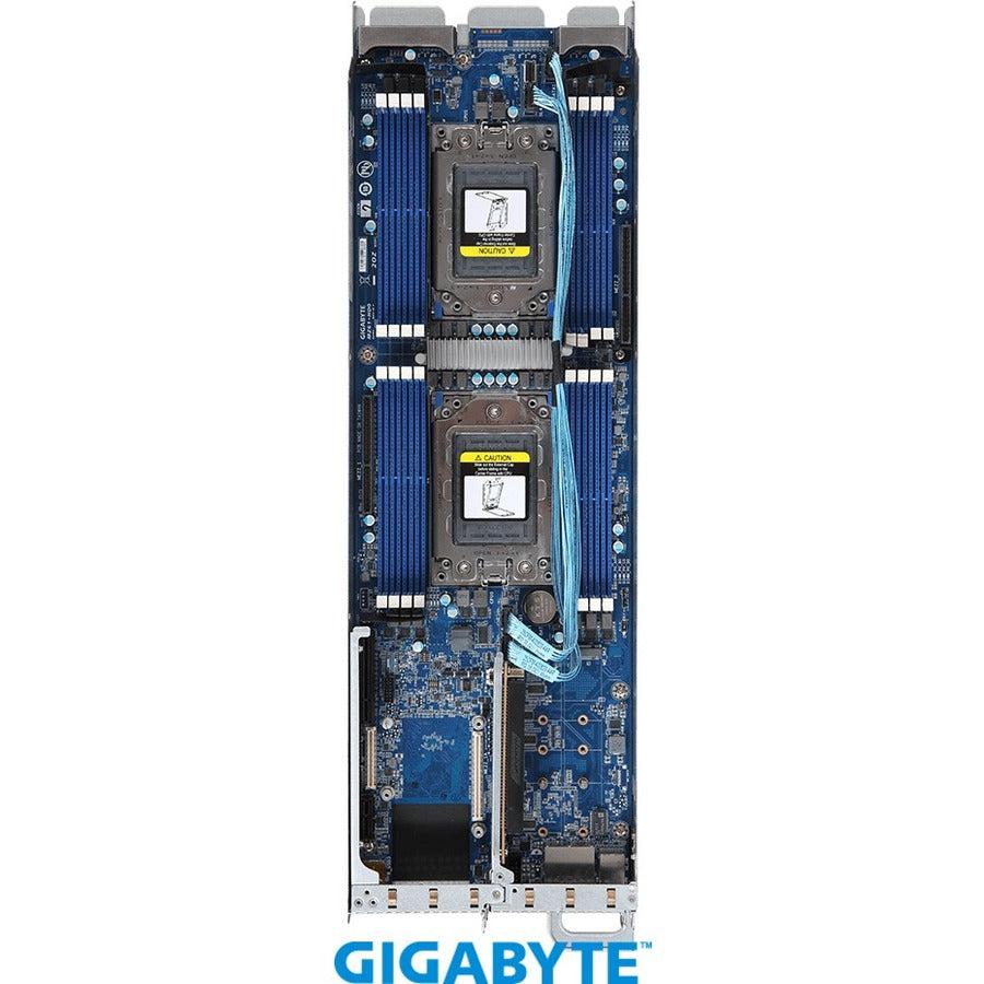 Gigabyte H261-Z61 Barebone System - 2U Rack-mountable - Socket SP3 - 2 x Processor Support