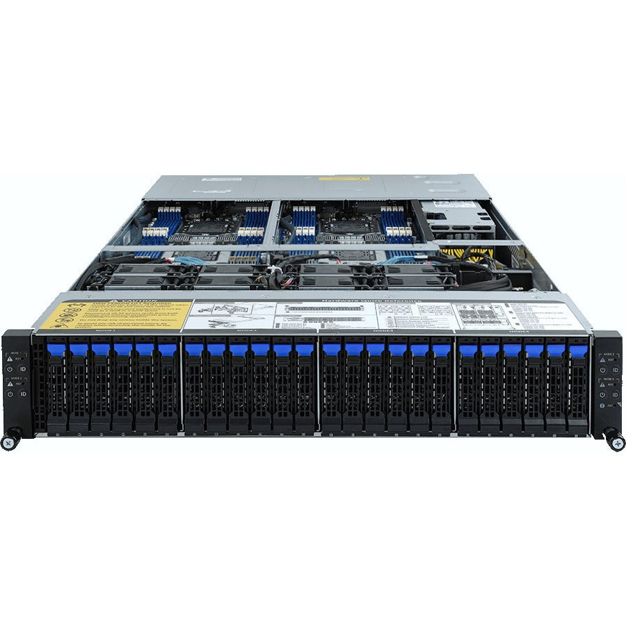 Gigabyte H262-Z61 Barebone System - 2U Rack-mountable - Socket SP3 - 2 x Processor Support