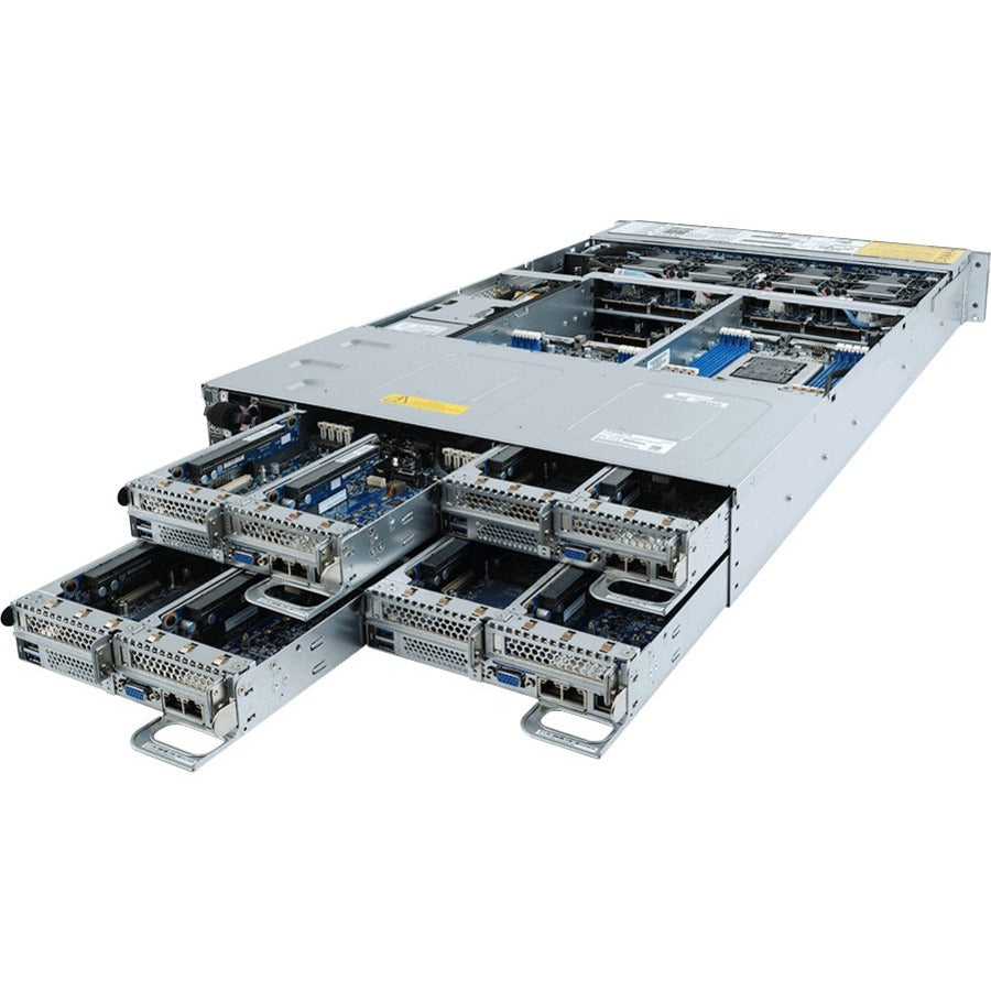 Gigabyte H262-Z62 Barebone System - 2U Rack-mountable - Socket SP3 - 2 x Processor Support