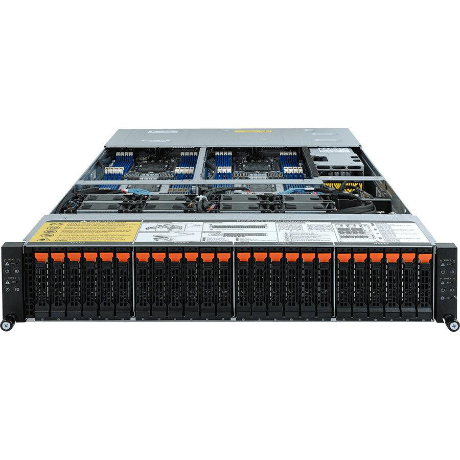 Gigabyte H262-Z62 Barebone System - 2U Rack-mountable - Socket SP3 - 2 x Processor Support