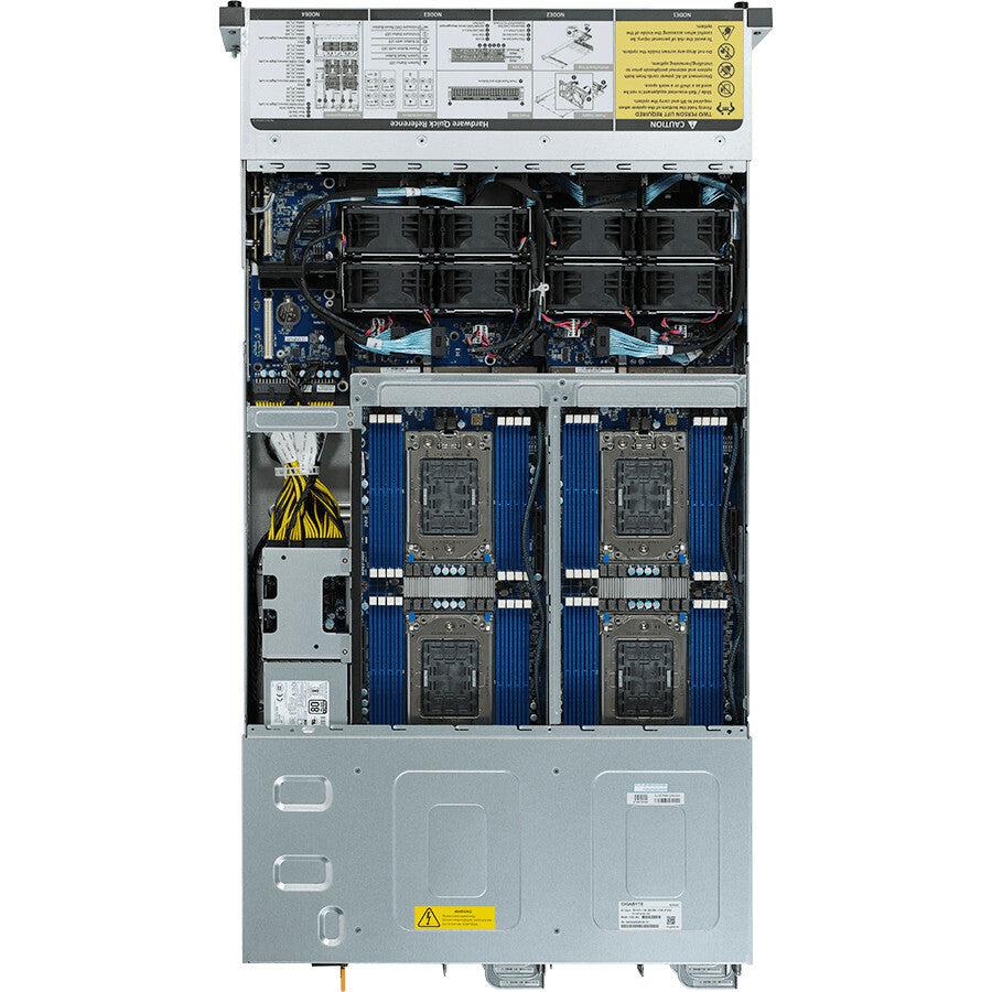 Gigabyte H262-Z63 Barebone System - 2U Rack-mountable - Socket SP3 - 2 x Processor Support