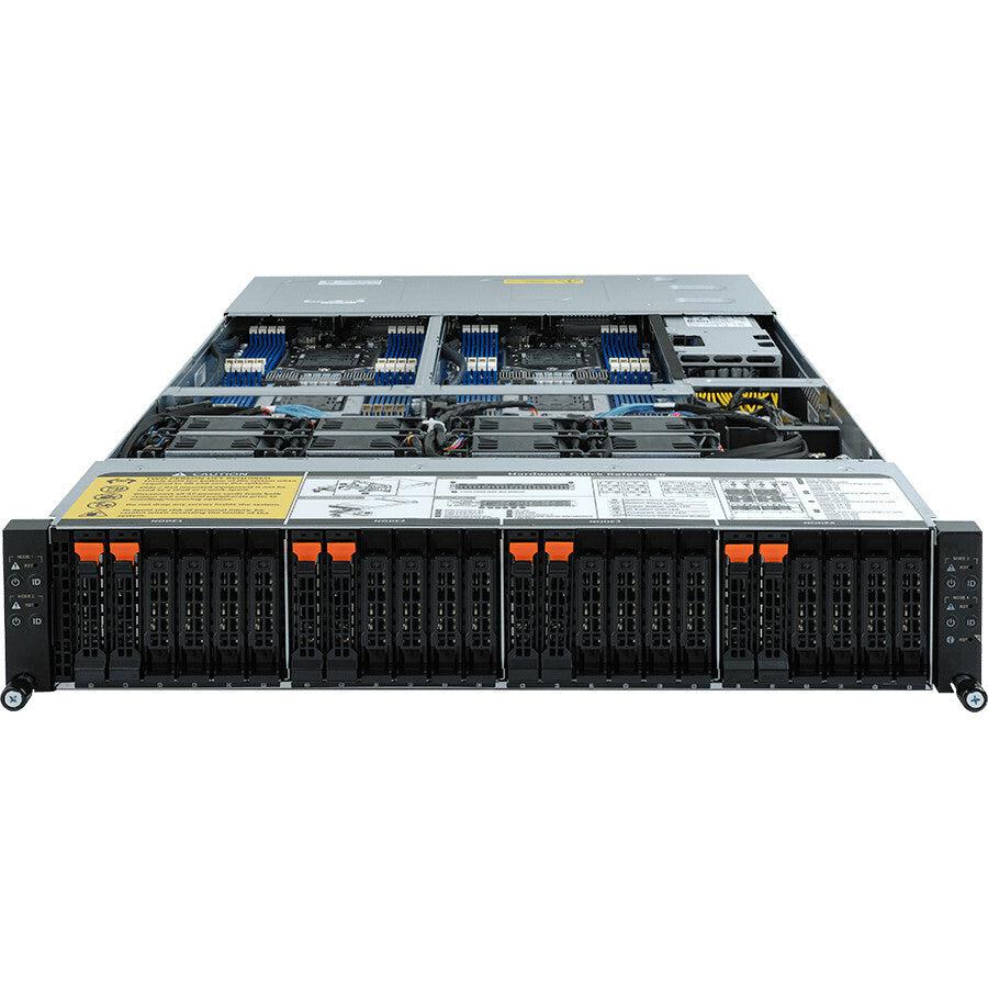 Gigabyte H262-Z63 Barebone System - 2U Rack-mountable - Socket SP3 - 2 x Processor Support