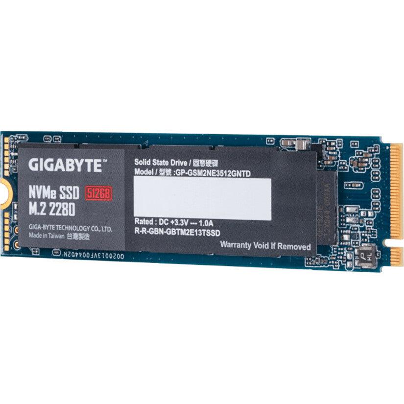 Gigabyte M.2 2280 512Gb Pci-Express 3.0 X4, Nvme 1.3 Internal Solid State Drive (Ssd) Gp-Gsm2Ne3512Gntd