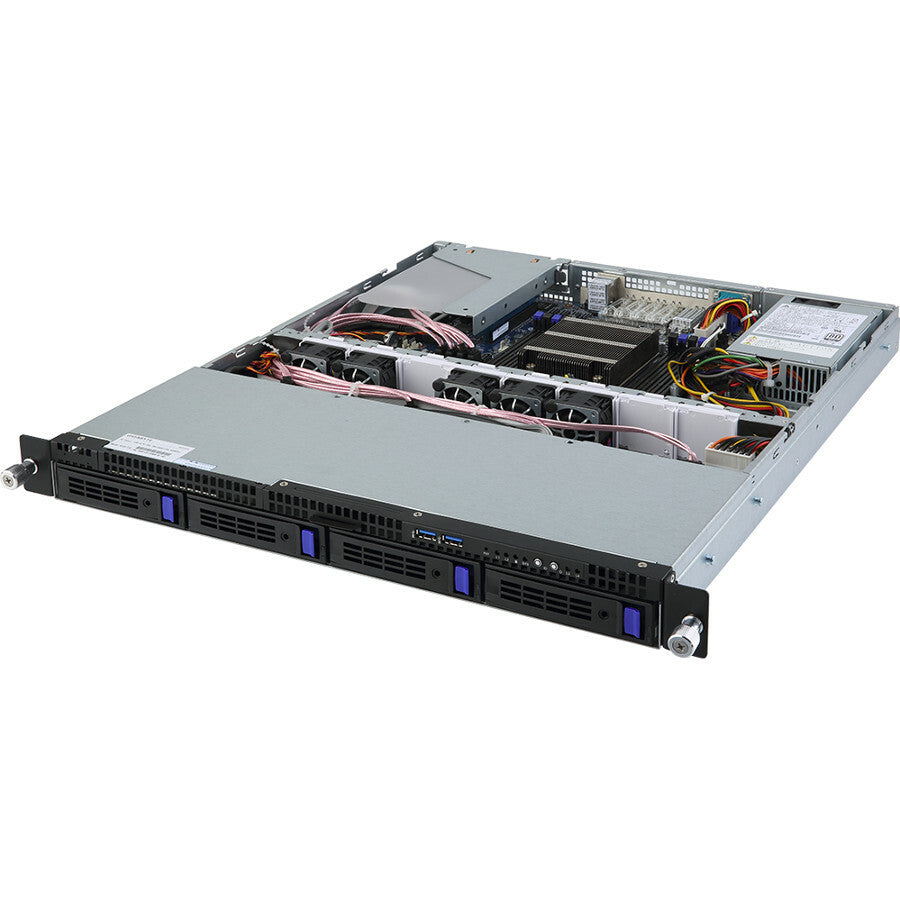 Gigabyte R120-T32 Barebone System - 1U Rack-mountable - 1 x Processor Support
