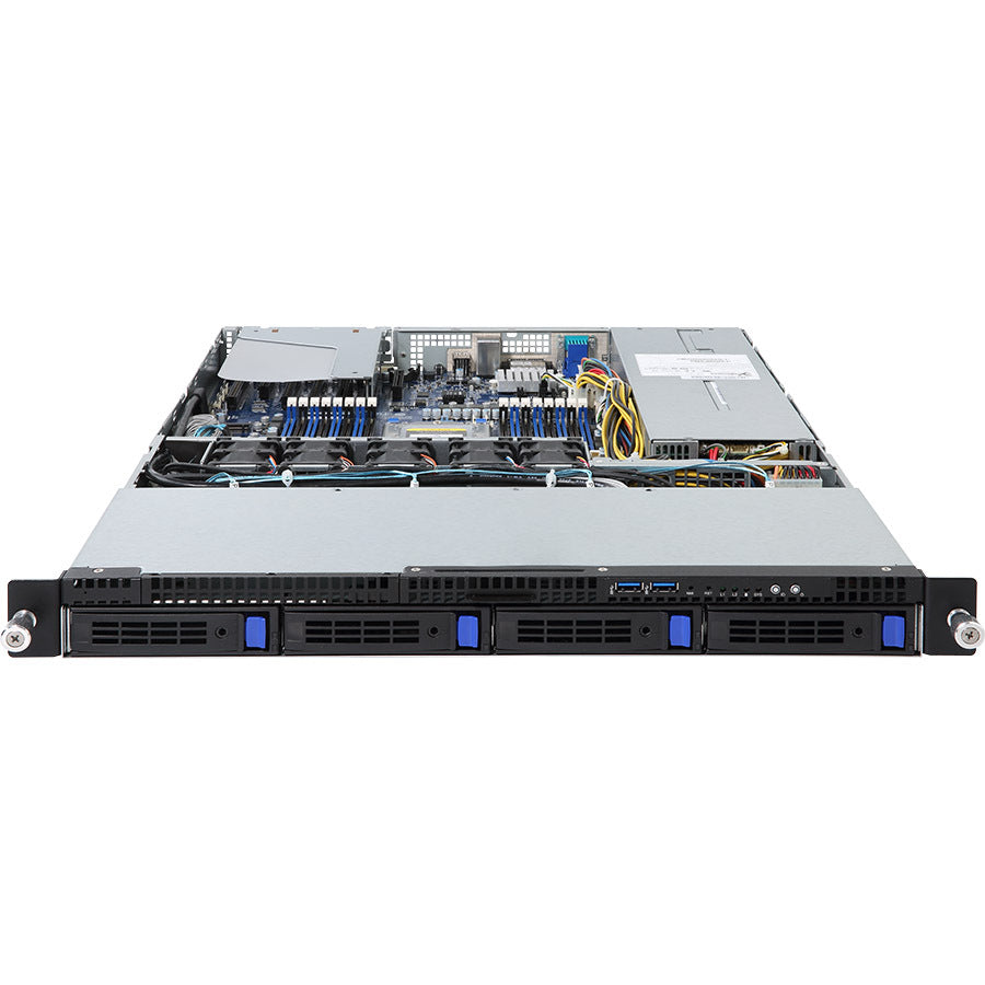 Gigabyte R151-Z30 Barebone System - 1U Rack-mountable - Socket SP3 - 1 x Processor Support