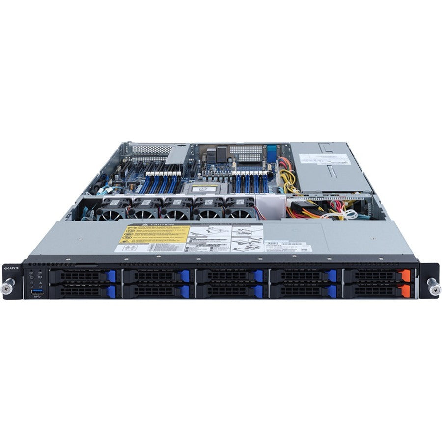 Gigabyte R152-Z31 Barebone System - 1U Rack-mountable - Socket SP3 - 1 x Processor Support