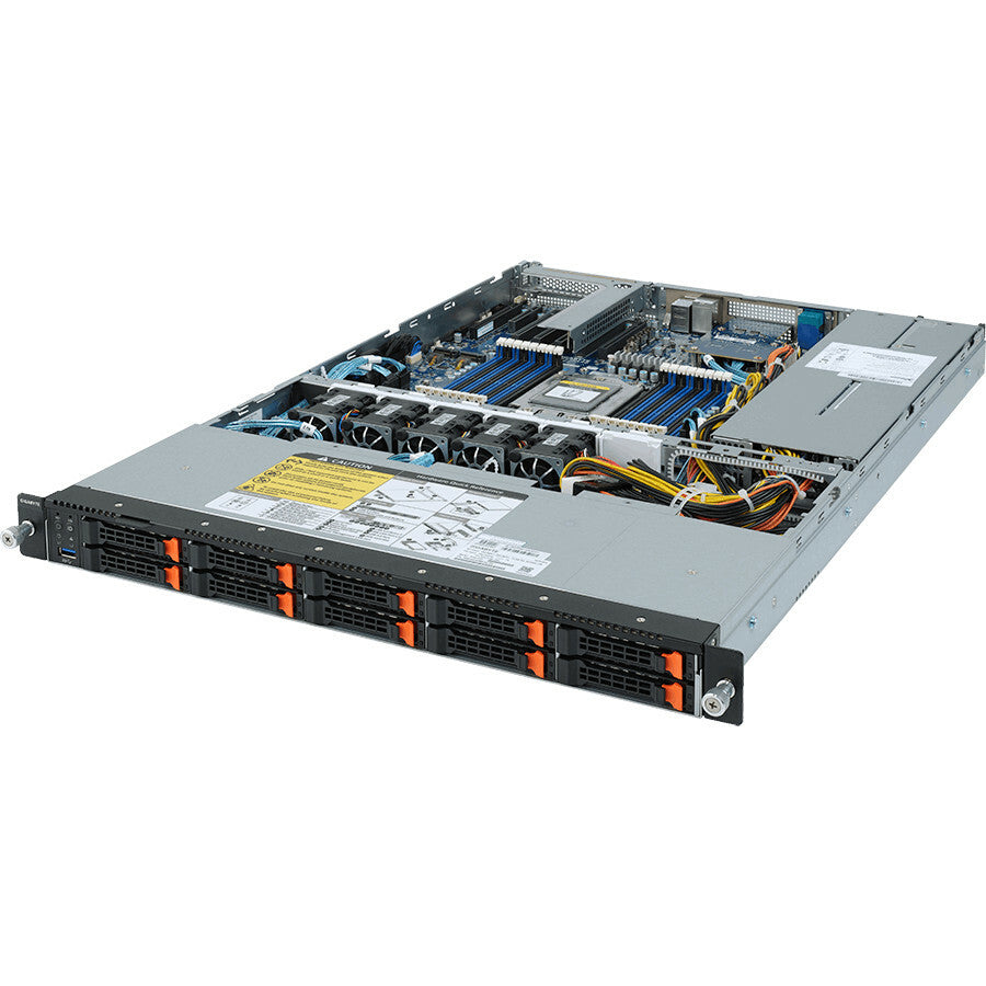 Gigabyte R152-Z32 Barebone System - 1U Rack-mountable - Socket SP3 - 1 x Processor Support