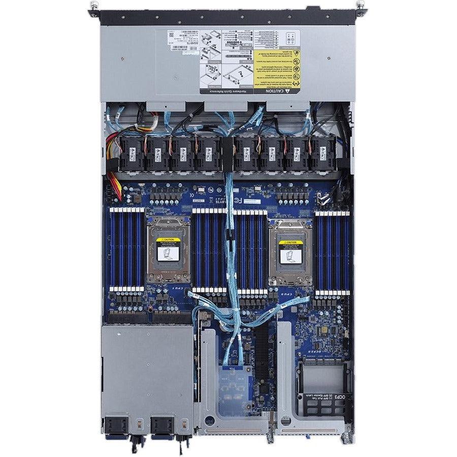 Gigabyte R182-Z93 Barebone System - 1U Rack-mountable - Socket SP3 - 2 x Processor Support