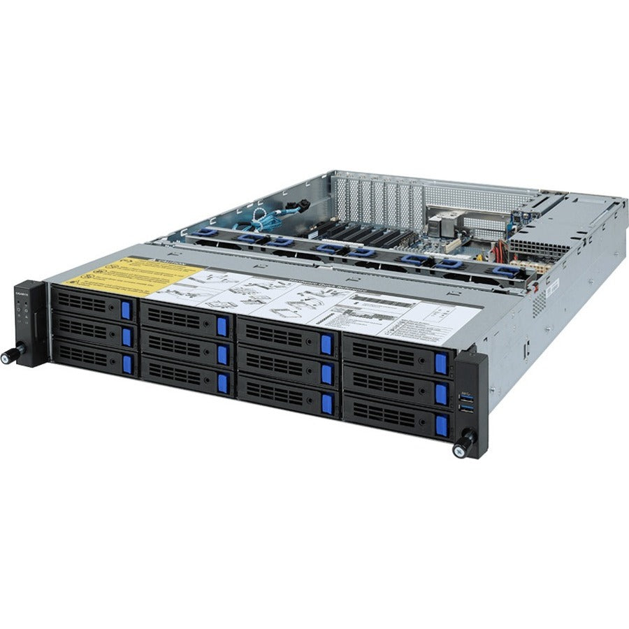 Gigabyte R272-Z30 Barebone System - 2U Rack-mountable - Socket SP3 - 1 x Processor Support