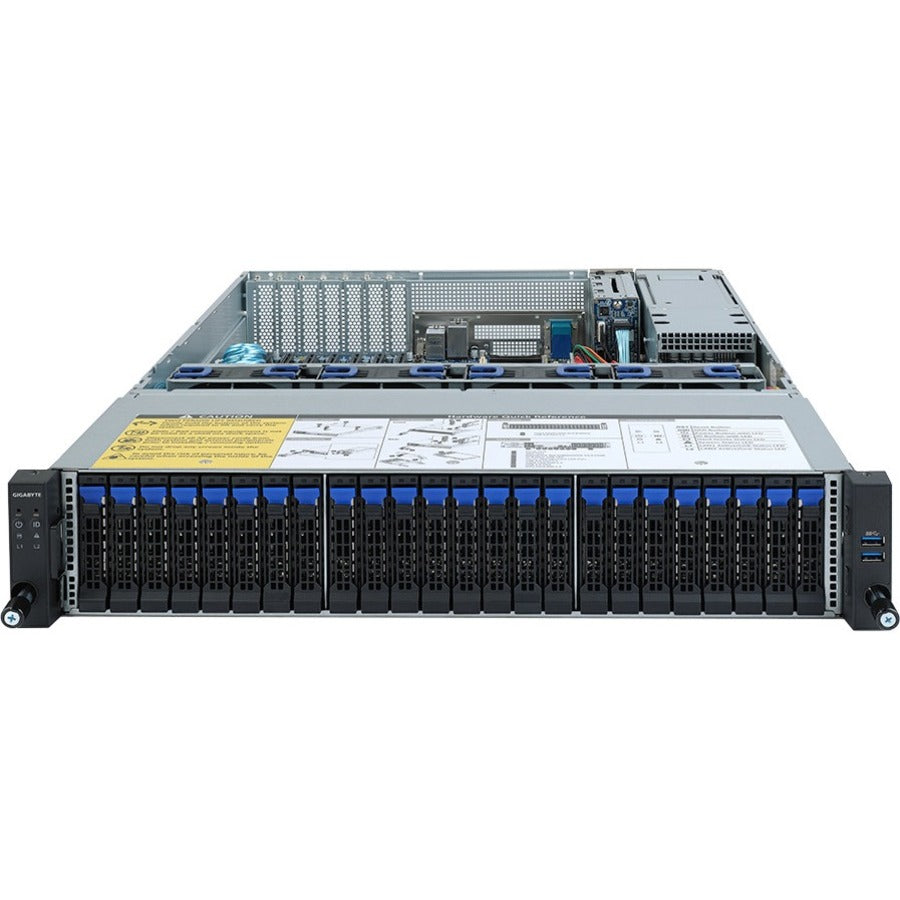 Gigabyte R272-Z31 Barebone System - 2U Rack-mountable - Socket SP3 - 1 x Processor Support