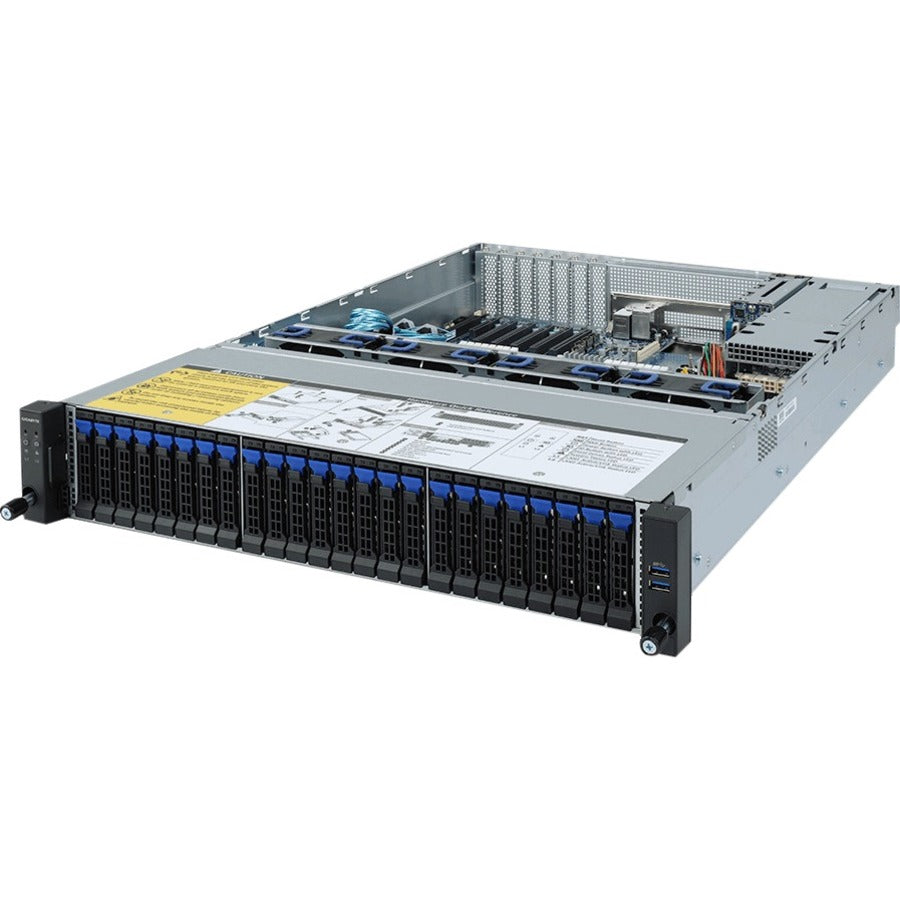 Gigabyte R272-Z31 Barebone System - 2U Rack-mountable - Socket SP3 - 1 x Processor Support