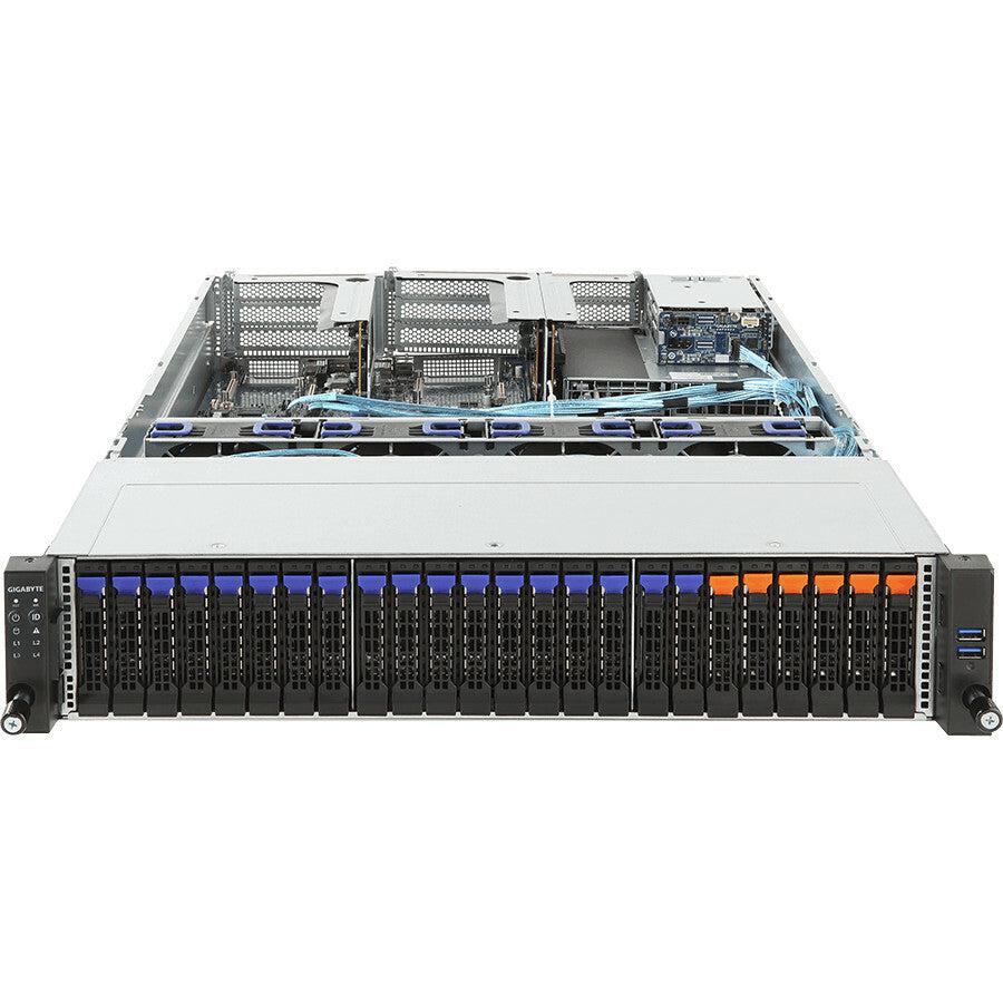 Gigabyte R281-Z91 Barebone System - 2U Rack-mountable - Socket SP3 - 2 x Processor Support