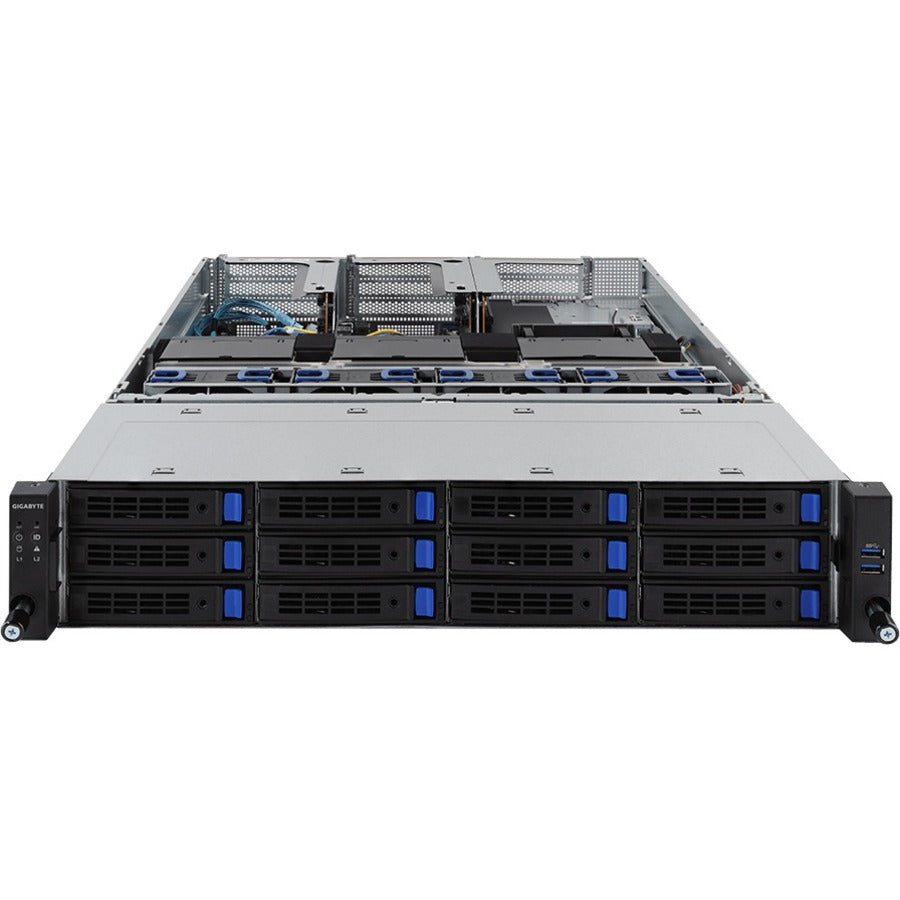 Gigabyte R281-Z94 Barebone System - 2U Rack-mountable - Socket SP3 - 2 x Processor Support