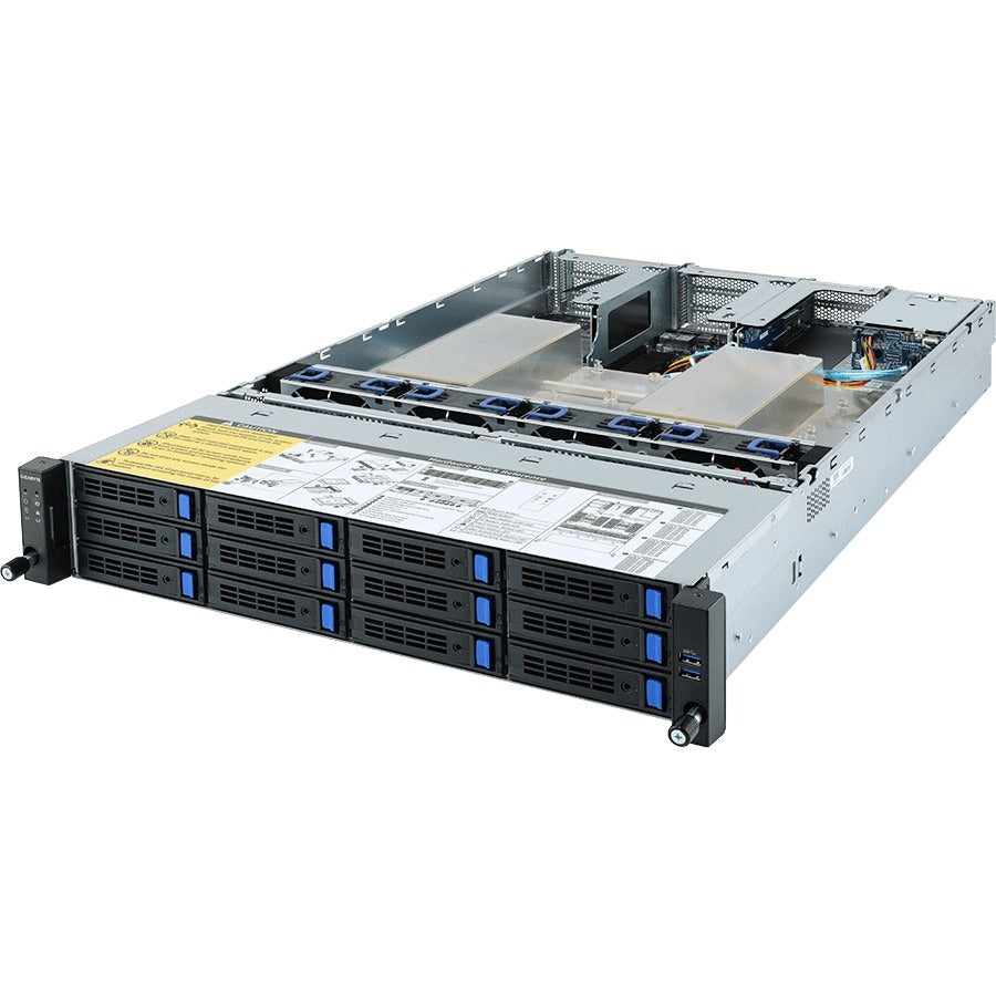 Gigabyte R282-Z90 Barebone System - 2U Rack-mountable - Socket SP3 - 2 x Processor Support