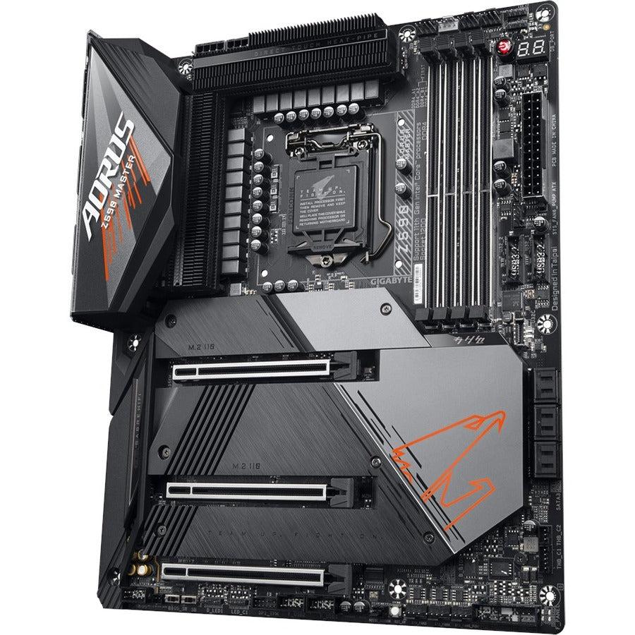 Gigabyte Z590 Aorus Master Lga 1200 Intel Z590 Atx Motherboard With Triple M.2, Pcie 4.0, Usb 3.2 Gen2X2 Type-C, Intel Wifi 6E, Aquantia 10Gbe Lan
