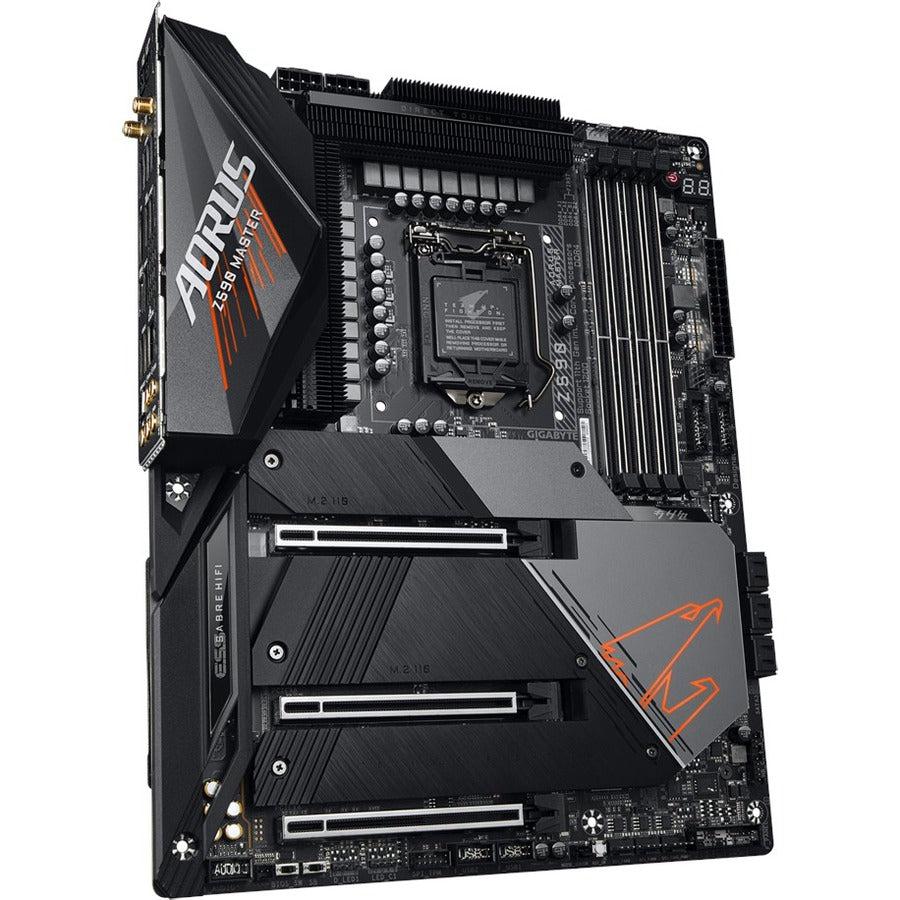Gigabyte Z590 Aorus Master Lga 1200 Intel Z590 Atx Motherboard With Triple M.2, Pcie 4.0, Usb 3.2 Gen2X2 Type-C, Intel Wifi 6E, Aquantia 10Gbe Lan
