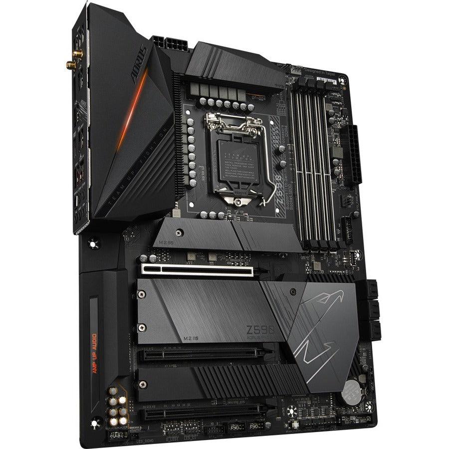 Gigabyte Z590 Aorus Pro Ax Lga 1200 Intel Z590 Atx Motherboard With 4 X M.2, Pcie 4.0, Usb 3.2 Gen2X2 Type-C, Intel Wifi 6, 2.5Gbe Lan