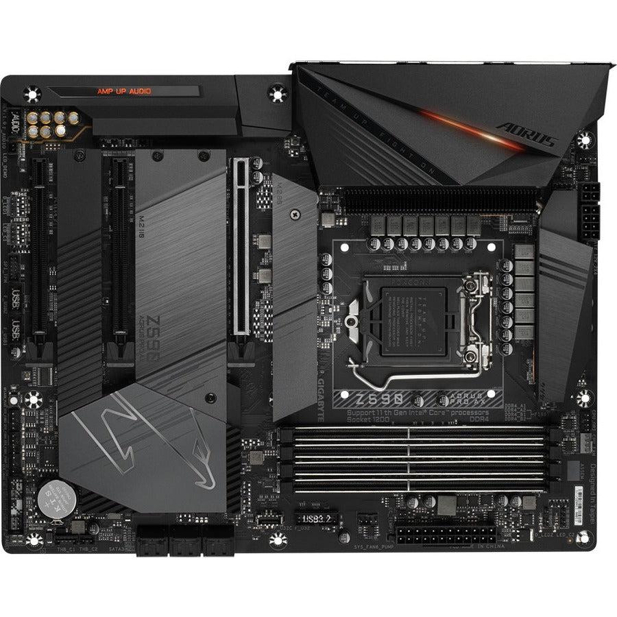Gigabyte Z590 Aorus Pro Ax Lga 1200 Intel Z590 Atx Motherboard With 4 X M.2, Pcie 4.0, Usb 3.2 Gen2X2 Type-C, Intel Wifi 6, 2.5Gbe Lan