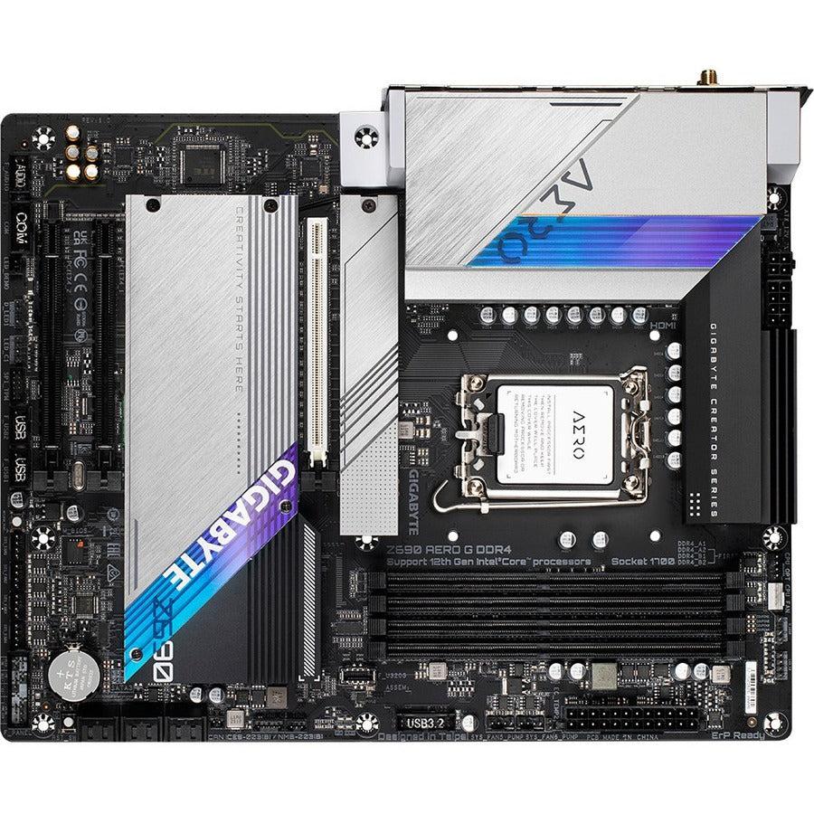 Gigabyte Z690 Aero G Ddr4 Lga1700/ Intel Z690/ Ddr4/ Quad-Gpu & 2-Way Crossfire/ Wifi & Bluetooth/ Sata3&Usb3.2/ M.2/ Atx Motherboard