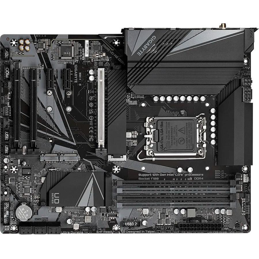 Gigabyte Z690 UD AX DDR4 Gaming Desktop Motherboard - Intel Z690 Chipset - Socket LGA-1700 - Intel Optane Memory Ready - ATX