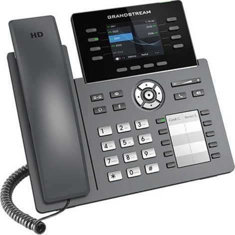 Grandstream GRP2634 IP Phone - Corded - Corded - Bluetooth, Wi-Fi - Wall Mountable, Desktop