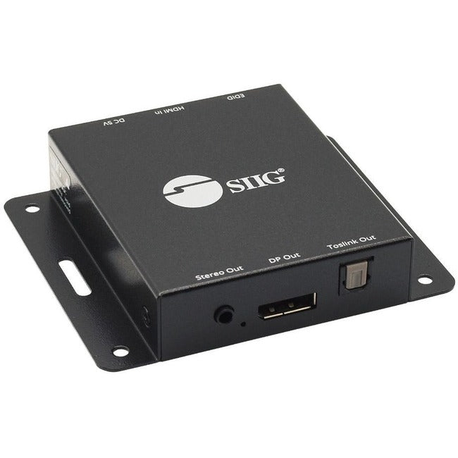 HDMI to DisplayPort Converter - SIIG Audio Extractor TAA Compliant | TecISoft CE-H26A11-S1
