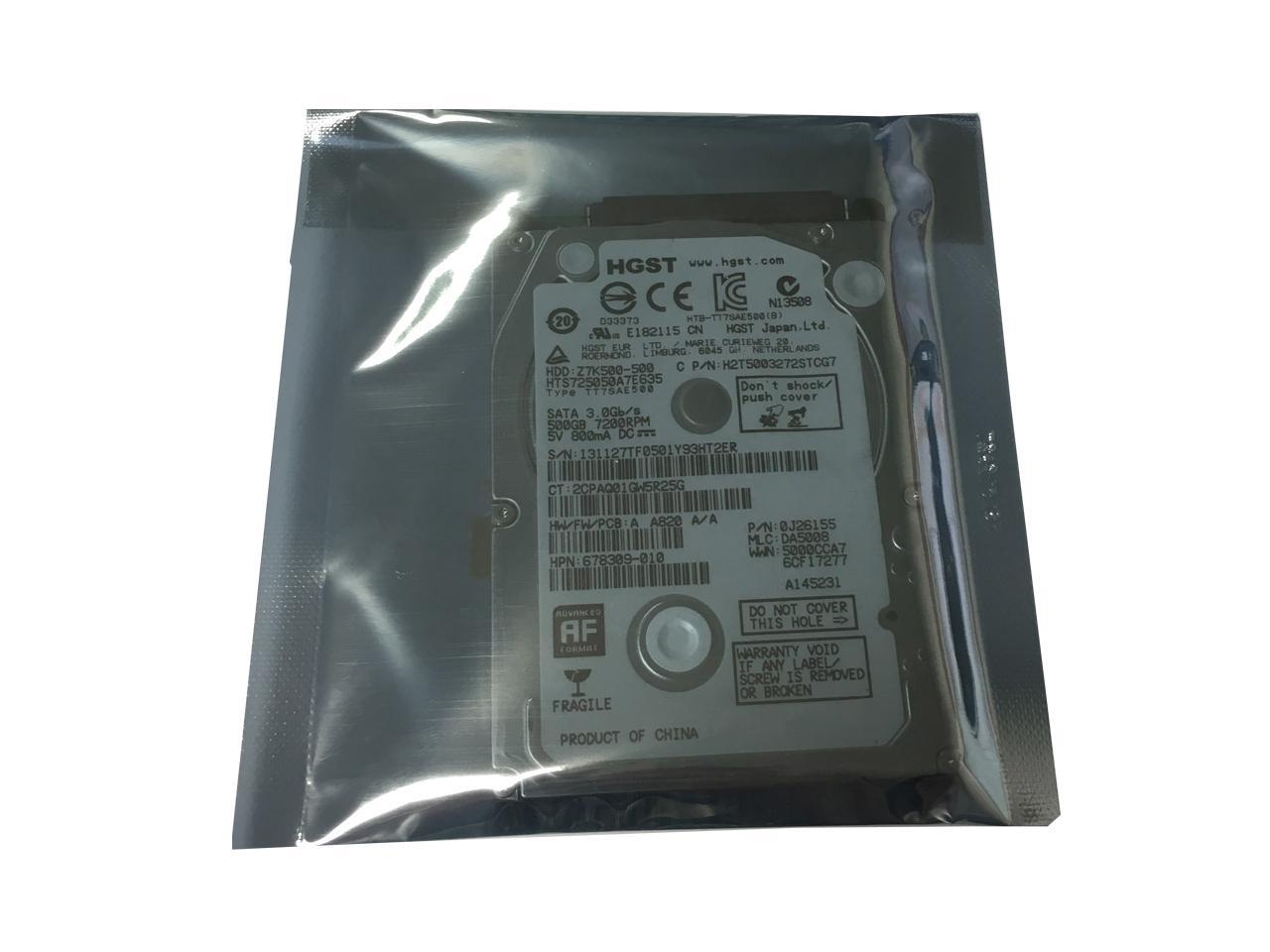 Hgst Hts725050A7E635 500Gb 7200Rpm 32Mb Cache Sata 3.0Gb/S 2.5" Internal Notebook Hard Drive - Oem