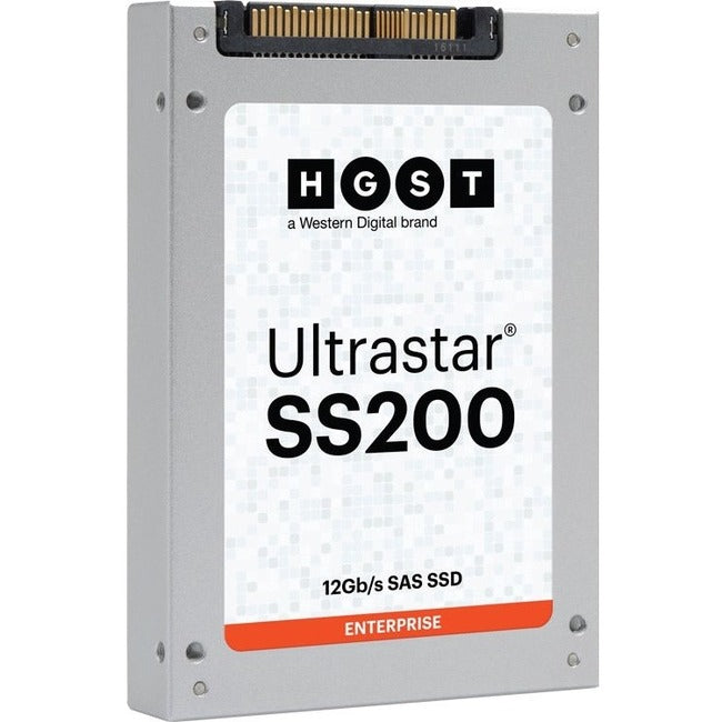 HGST Ultrastar SS200 SDLL1MLR-038T-CAA1 3.84 TB Solid State Drive - 2.5 Internal - SAS (12Gb/s SAS)" 0TS1403