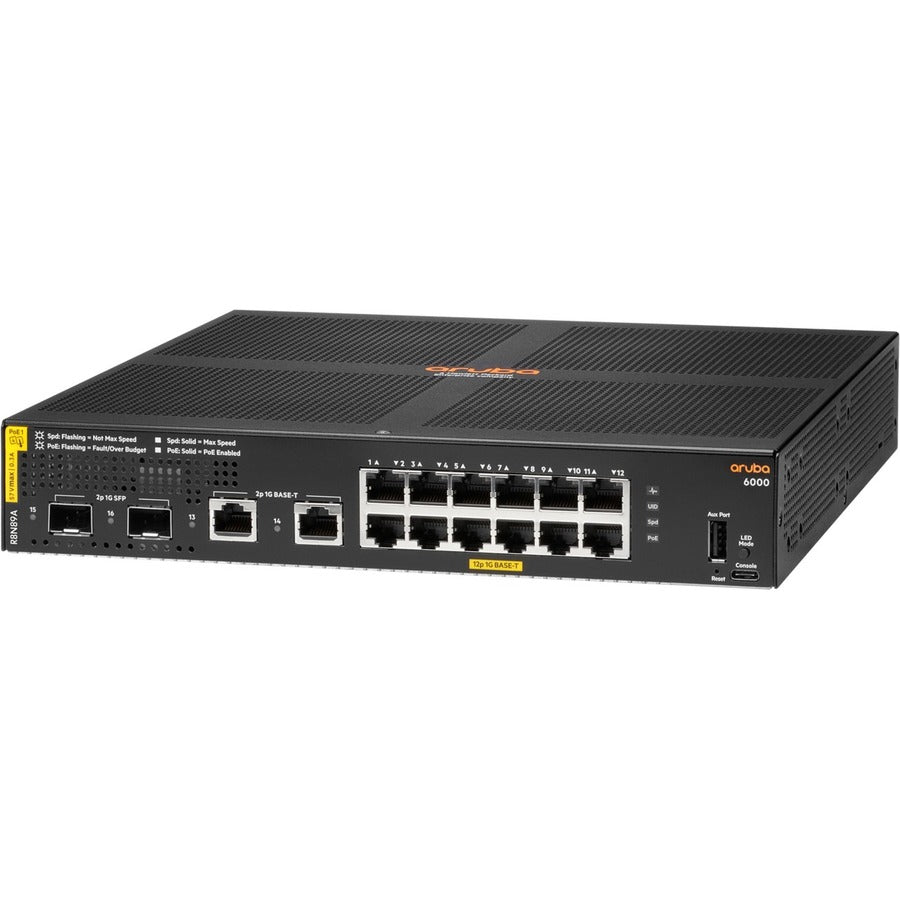 HPE 6000 48G Class4 PoE 4SFP 370W Switch R8N89A#ABA