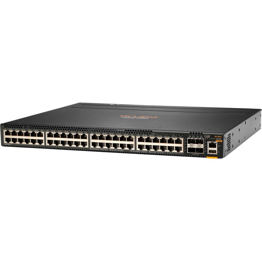 HPE 6300M 48-port 1GbE and 4-port SFP56 Power-to-Port 2 Fan Trays 1 PSU Bundle JL762A#B2B