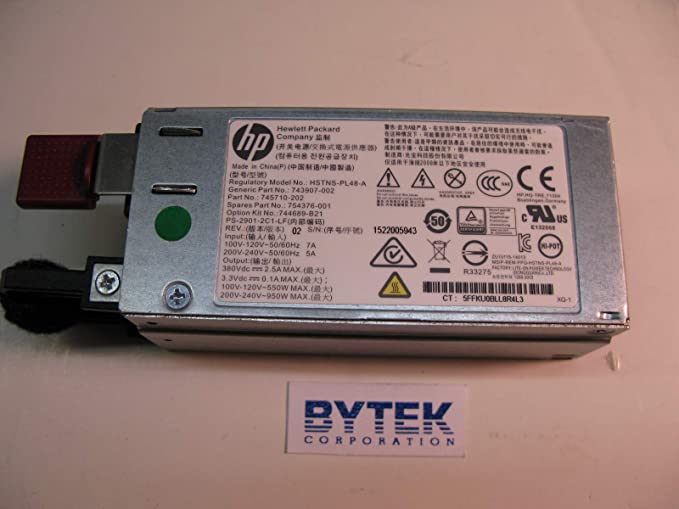 HPE Power Supply 754376-001