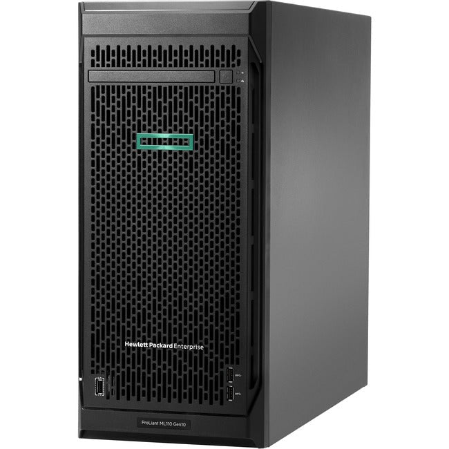 HPE ProLiant ML110 G10 4.5U Tower Server - 1 x Intel Xeon Silver 4210R 2.40 GHz - 16 GB RAM - Serial ATA/600, 12Gb/s SAS Controller P21449-001