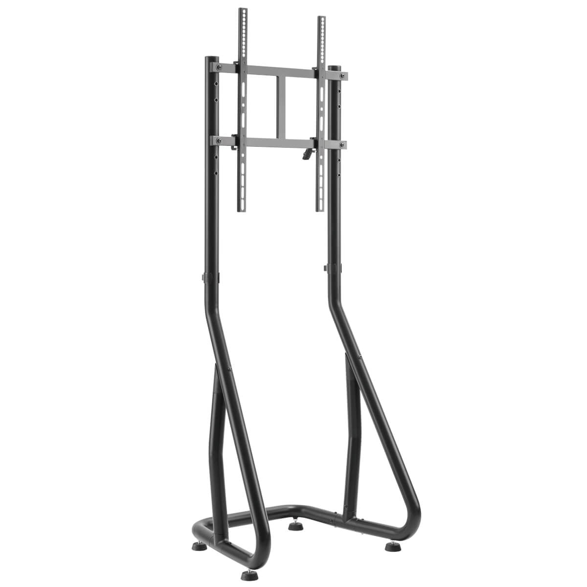 Heavy-Duty Mobile Cart for 45-60" Flat-Panel Displays - Portrait Floor Stand | TecISoft DMCSP4560HDS