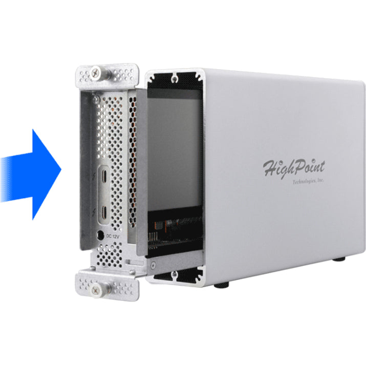 HighPoint RocketStor 6661A Thunderbolt 3 to PCIe 3.0 x16 Expansion Chassis RS6661A