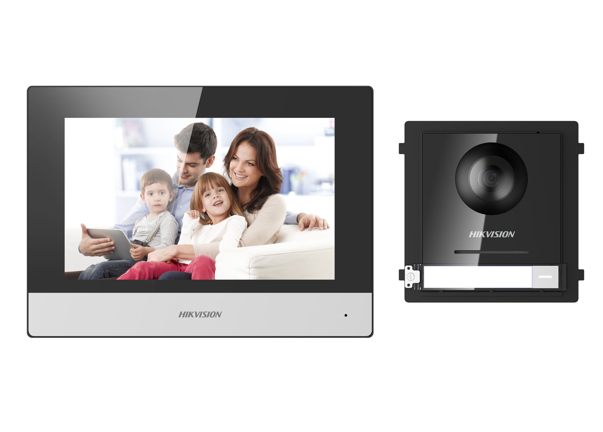 Hikvision Digital Technology Ds-Kis602 Video Intercom System 2 Mp 17.8 Cm (7") Black, Grey