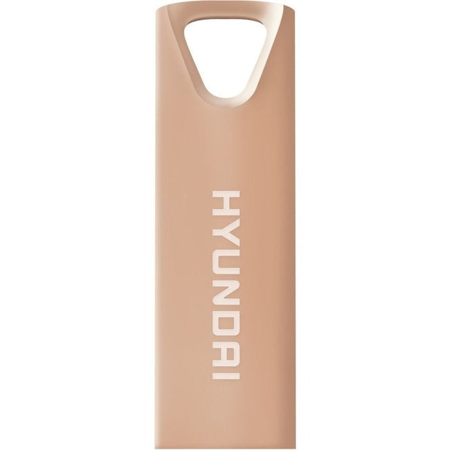 Hyundai Bravo Deluxe 16GB High Speed Fast USB 2.0 Flash Memory Drive Thumb Drive Metal, Rose Gold U2BK/16GARG