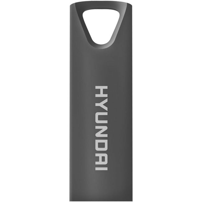 Hyundai Bravo Deluxe 16GB High Speed Fast USB 2.0 Flash Memory Drive Thumb Drive Metal, Space Grey U2BK/16GASG