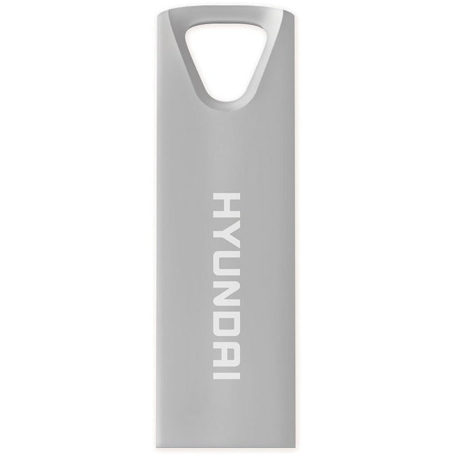 Hyundai Bravo Deluxe 32GB High Speed Fast USB 2.0 Flash Memory Drive Thumb Drive Metal, Silver U2BK/32GAS