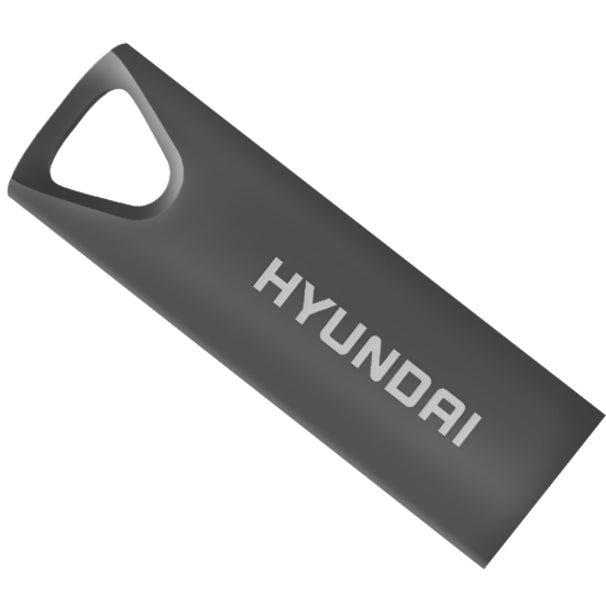 Hyundai Bravo Deluxe 32GB High Speed Fast USB 2.0 Flash Memory Drive Thumb Drive Metal, Space Grey U2BK/32GASG