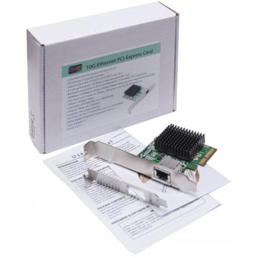 IO Crest 10 Gigabit 10GBase-T NBASE-T Ethernet PCI-E x4 Network Card SD-PEX24055