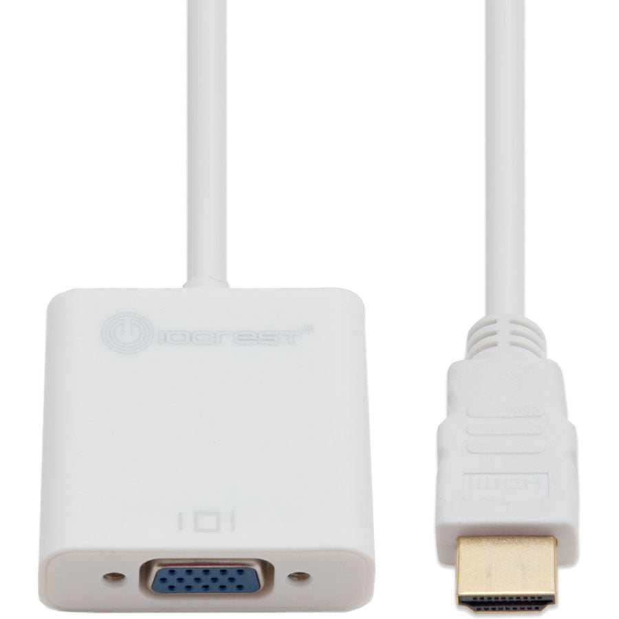 IO Crest Active HDMI to VGA Adapter with Audio Support via 3.5mm jack SY-ADA31044