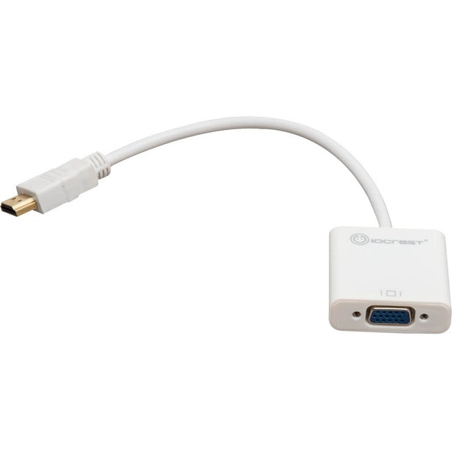 IO Crest Active HDMI to VGA Adapter with Audio Support via 3.5mm jack SY-ADA31044