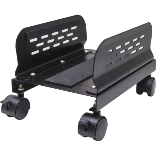 IO Crest Slim PC or UPS Metal Floor Stand with Adjustable Width and Caster Wheels SY-ACC65093